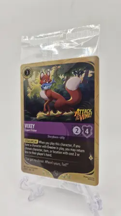 Disney Lorcana Vixey Expert Fisher Prerelease Promo Attack Of The Vine! 4/PD1 - Image 3