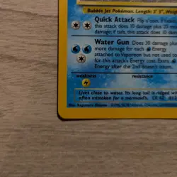 Pokemon Vaporeon Jungle 12/64 Holo Unlimited Holo Rare Card - LP - Image 4