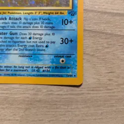 Pokemon Vaporeon Jungle 12/64 Holo Unlimited Holo Rare Card - LP - Image 5