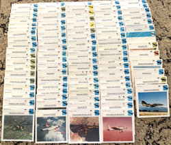 RARE HUGE LOT of 1,779 Edito Service WWII Airplane Cards 80 Packs Sealed WW2 - Image 1