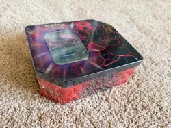 Pokemon Cards Destined Rivals Team Rocket Tin Nidoking EX Promo 5 Booster Packs - Image 1