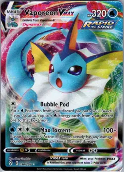 Vaporeon VMAX 030/203 SWSH07: Evolving Skies - Pokemon Card - NM - Image 1