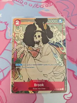 One Piece TCG Brook English Version 1st Anniversary Set ST01-011 Promo Card - Image 3