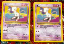 Vintage Pokemon Mew Promo Card #8 – Wizards Black Star Promo – 1999 LP - Image 1