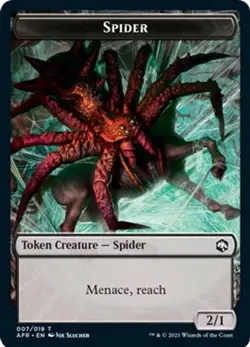 ✨Spider|| Guenhwyvar Double-Sided Token T Foil Adventures in the Forgotten Realm - Image 2