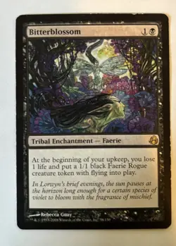 MTG Magic the Gathering Bitterblossom Morningtide - Image 1