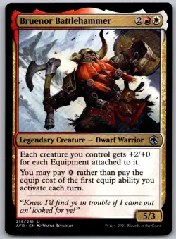 Bruenor Battlehammer 219 Adventures in the Forgotten Realms Magic: The Gathering - Image 1