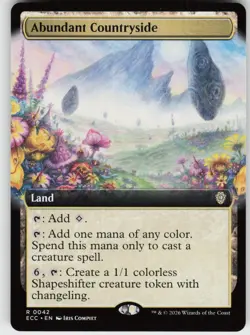 ABUNDANT COUNTRYSIDE (EXTENDED ART) 42 R NEAR MINT - Image 1