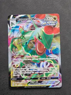 Rayquaza VMAX 101/159 Holo VMAX Rare Crown Zenith Pokemon Near Mint - Image 1