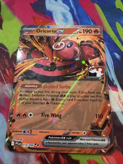 Oricorio Ex Prize Pack Series 9 Promo Pokemon Card NM/LP 018/094 PFL - Image 1