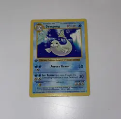 Pokemon TCG Dewgong Base Set 25/102 Regular 1st Edition Uncommon - Image 1
