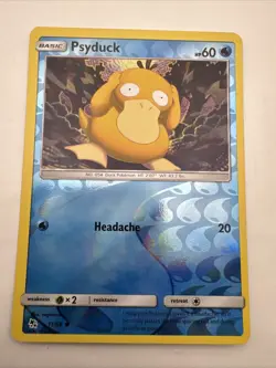 Psyduck 11/68 Common Hidden Fates Pokemon Reverse Holo Near Mint - Image 1