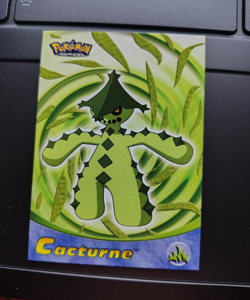 Topps Pokemon Advanced Cacturne #21 Grass English Pokemon Card 2003 - Image 1