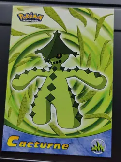 Topps Pokemon Advanced Cacturne #21 Grass English Pokemon Card 2003 - Image 2