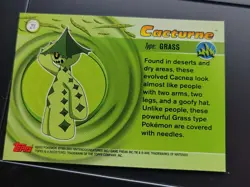 Topps Pokemon Advanced Cacturne #21 Grass English Pokemon Card 2003 - Image 3