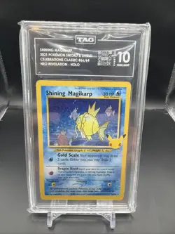 2021 Pokemon Celebrations Shining Magikarp #66 Neo Revelation TAG 10 - Image 1