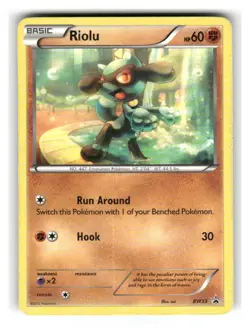 Riolu BW33 Promo Black And White Promo Pokemon Moderately Played - Image 1