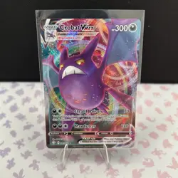 Pokemon TCG Crobat VMAX Shining Fates Holo Ultra Rare Card 045/072 - Image 1