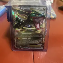 Pokemon TCG Rayquaza EX Ultra Rare Card 85/124 Dragons Exalted - Image 1