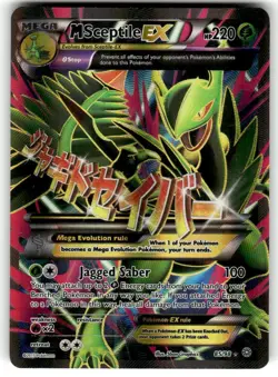 2015 Pokemon Ancient Origins M Sceptile EX 85/98 Full Art Mega NM - Image 1