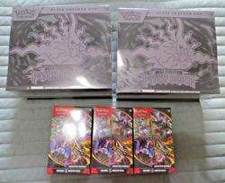 Pokemon Pitch Black 5 Box Lot of 2 ETBs + 3 Pitch Black Booster Bundles Sealed - Image 1