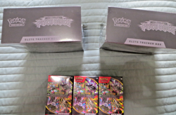 Pokemon Pitch Black 5 Box Lot of 2 ETBs + 3 Pitch Black Booster Bundles Sealed - Image 4