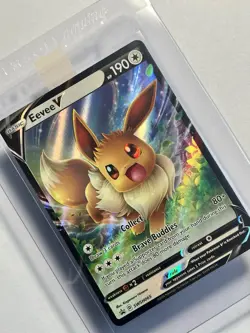 Eevee V SWSH065 (LP) Ultra Rate Sword & Shield: Black Star Promo 2020 TCG - Image 4