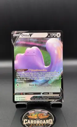 Ditto V 050/072 Shining Fates Holo. Pokemon Tcg. English. Near Mint Condition. - Image 1