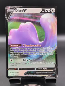 Ditto V 050/072 Shining Fates Holo. Pokemon Tcg. English. Near Mint Condition. - Image 2