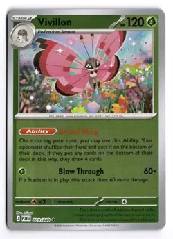 Pokemon Perfect Order Vivillon 009/088 Uncommon Reverse Holo (FREE S&H) - Image 1