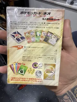 Sealed Pokemon Neo Genesis Japanese Theme Deck 2000 Vintage Rare! - Image 2