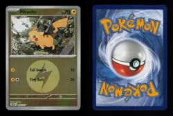 REVERSE HOLO PIKACHU (ENERGY SYMBOL PATTERN) COMMON 055/217 NM POKEMON - Image 3