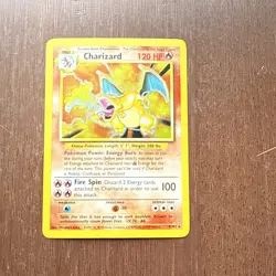Pokemon TCG Base Set Charizard Holo - Image 1