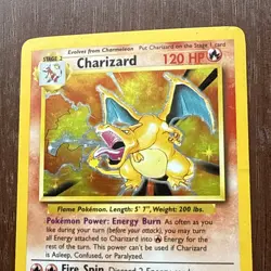Pokemon TCG Base Set Charizard Holo - Image 2