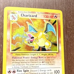 Pokemon TCG Base Set Charizard Holo - Image 4