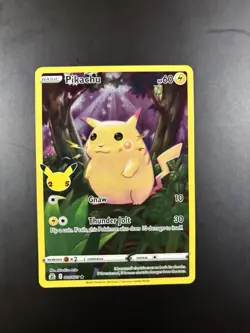 Pokemon Pikachu 005/025 Celebrations 25th Anniversary Holo Rare English 2021 - Image 2
