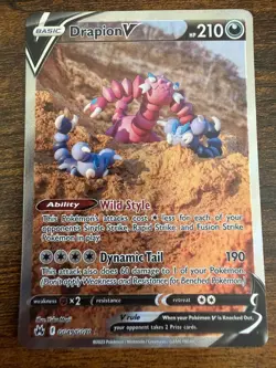 Drapion V Crown Zenith #GG49/GG70 Holofoil English Pokemon TCG - Image 1