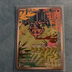 Hitmontop 240/217 SV: 151 Illustration Rare Full Art Holo Basic 100HP Eng 2023 - Image 4