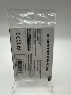 Sealed STAFF Mega Evolution Perfect Order Promo Prerelease Pack 4 Pokemon - Image 2