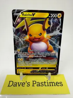 Pokemon TCG SWSH09: Brilliant Stars #045/172 Raichu V P5 - Image 1
