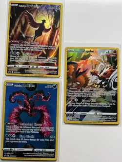 Galarian Articuno SWSH282 & Zapdos SWSH283 & Moltres SWSH284 Promo TCG Pokemon - Image 1