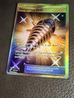 Pokemon Dangerous Drill Secret Rare Full Art Holo Sm-Team Up 192/181 - Image 3