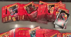 Lot of 450+ Mortal Kombat Red Border CCG Kards BradyGames 1994 TCG Cards - Image 2