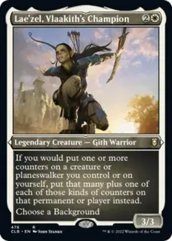 MTG English Lae'zel, Vlaakith's Champion (Etched Foil) NM Foil - Image 1