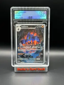 Pokemon Boldore Illustration White Flare Rare Card 128/086 MPE 10 - Image 1