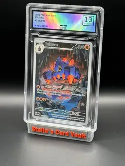 Pokemon Boldore Illustration White Flare Rare Card 128/086 MPE 10 - Image 3