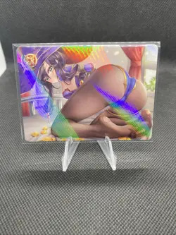 Peach Blossom Dew Goddess Story Mona Genshin Impact 024 Spicy Feet Waifu Card - Image 1