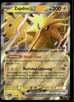 SV: Scarlet & Violet Promo Cards #049 Zapdos ex - Image 1