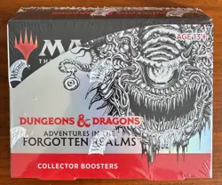 Magic the Gathering Adventures in the Forgotten Realms Collector Booster Box New - Image 1