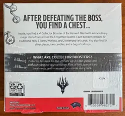 Magic the Gathering Adventures in the Forgotten Realms Collector Booster Box New - Image 2